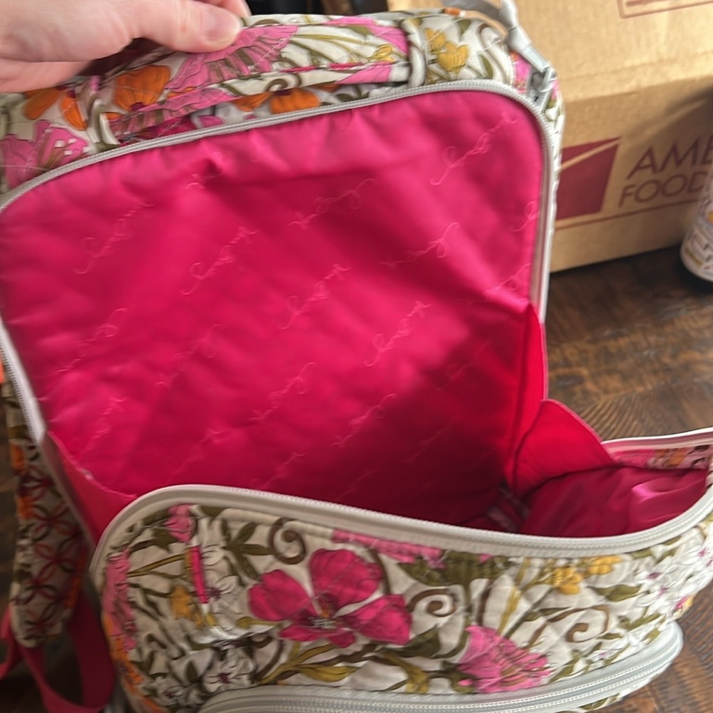 Vera Bradley Floral Quilted Backpack - Picture 4 of 9